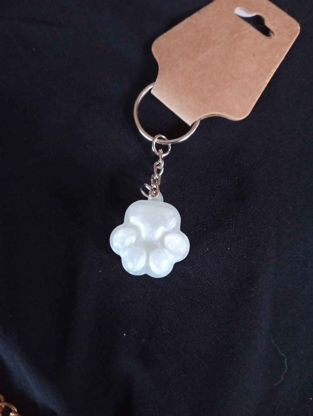 Porte clé patte de chien ou chat