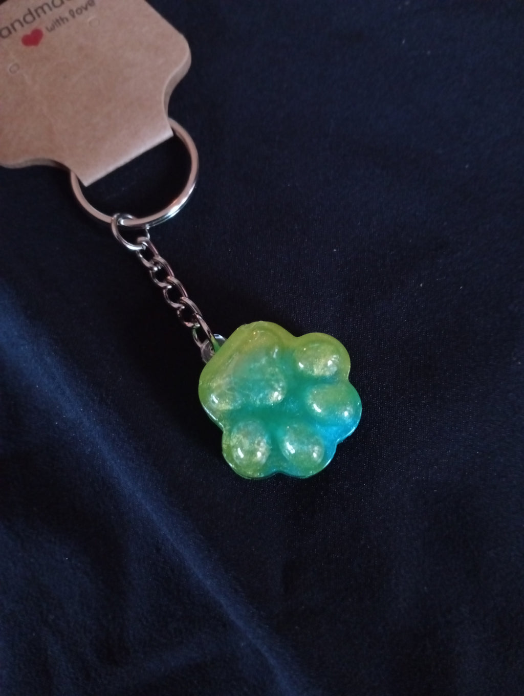 Porte clé patte de chien ou chat