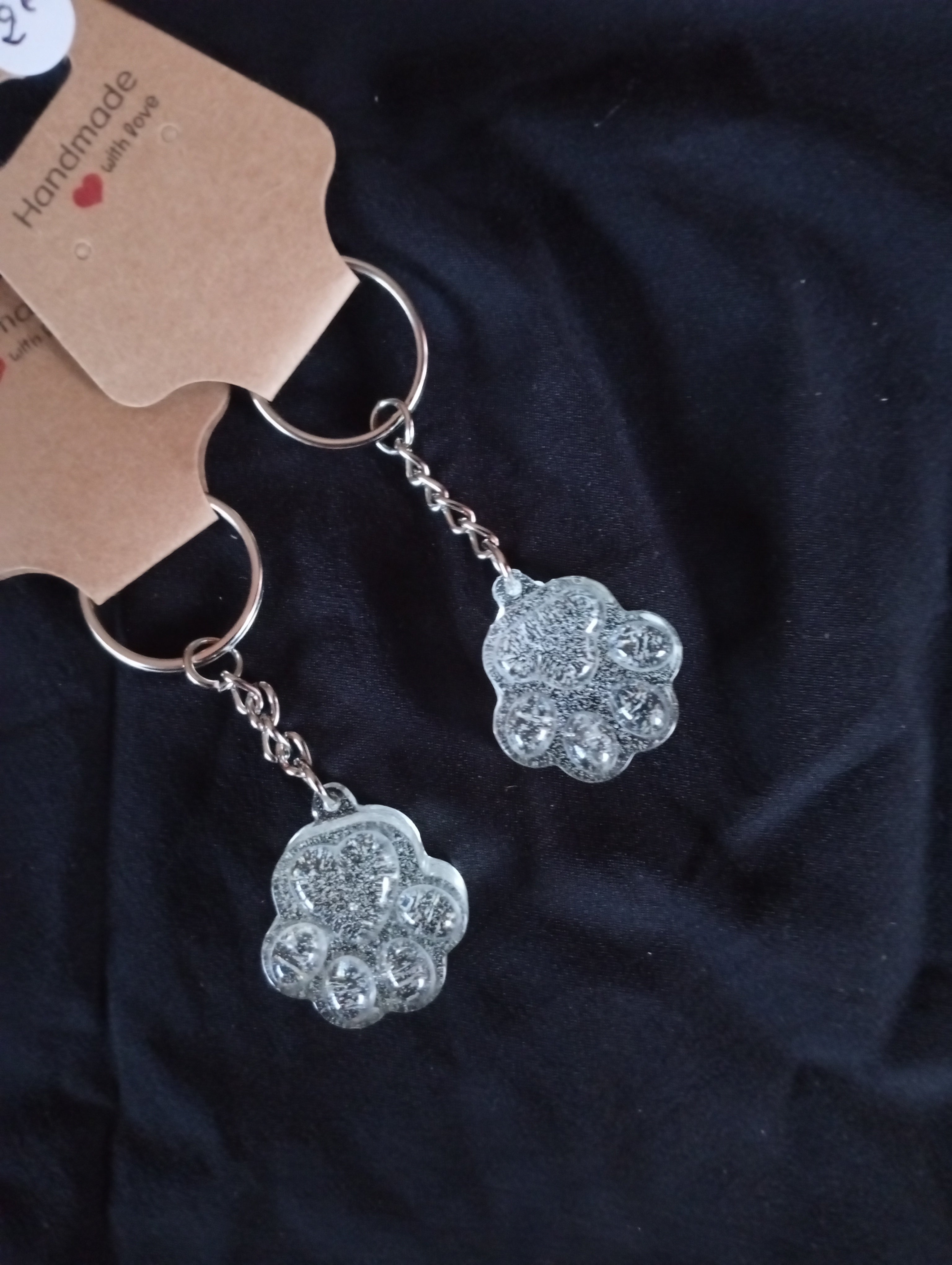 Porte clé patte de chien ou chat