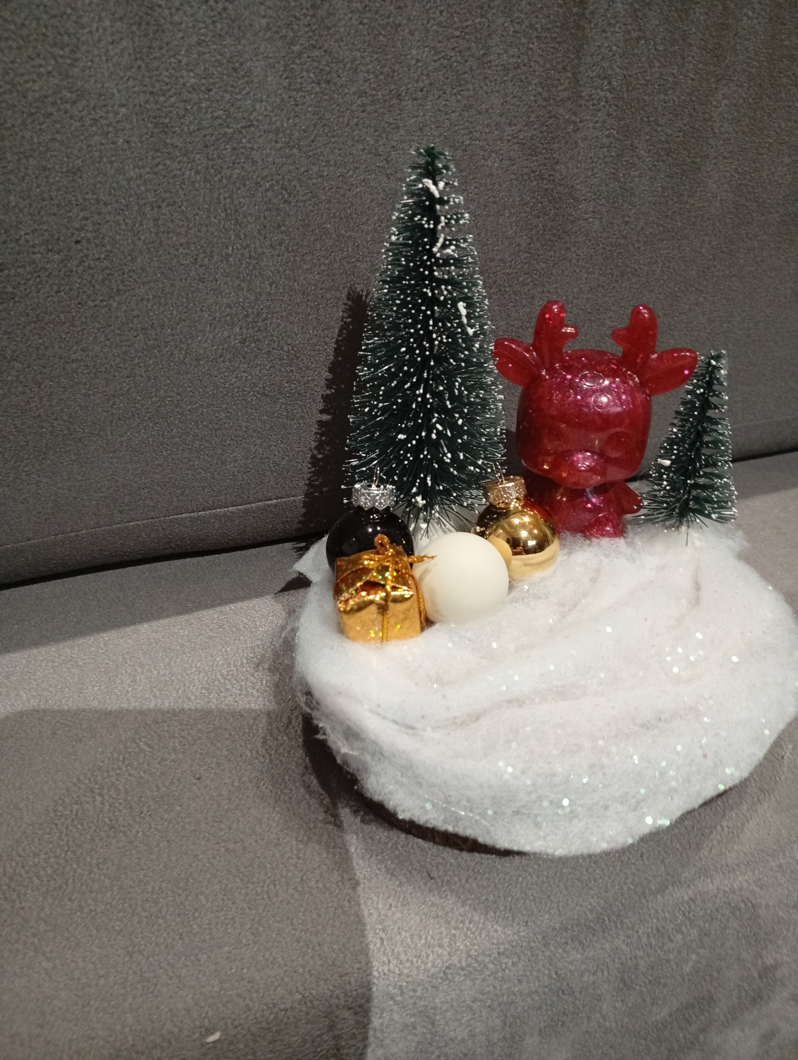 Rennes sur socle en bois