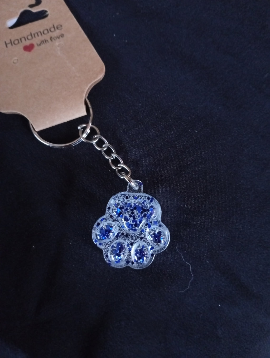 Porte clé patte de chien ou chat